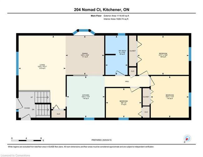 204 Nomad Crt, House other with 4 bedrooms, 2 bathrooms and 4 parking in Kitchener ON | Image 33