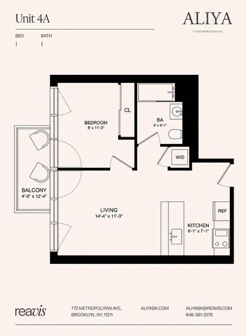 4-f-772 Metropolitan Ave, Brooklyn, NY, 11211-3702 | Card Image