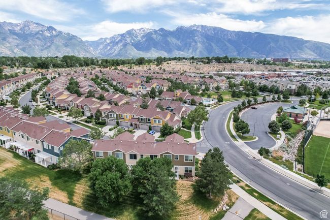 Aerial perspective of suburban area featuring mountains | Image 67