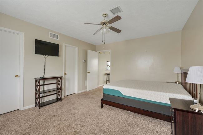 Bedroom reverse view - including TV with remote | Image 8