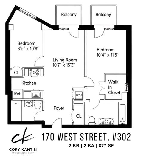 302-170 West St, Brooklyn, NY, 11222-6652 | Card Image