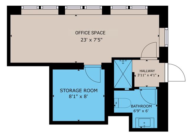 Floor plan for bonus lower level | Image 44