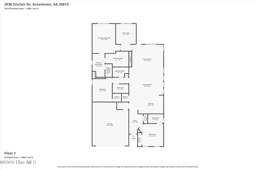 2036 Sinclair Dr, Grovetown, GA, 30813-0556 | Card Image