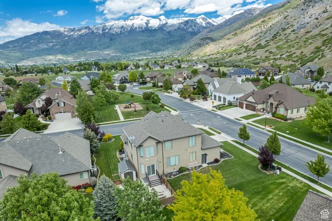 Aerial perspective of suburban area featuring mountains | Image 44