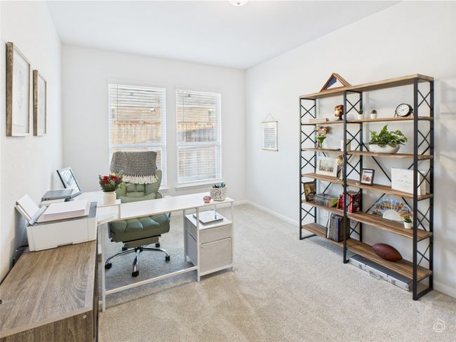 Carpeted office space with baseboards | Image 19