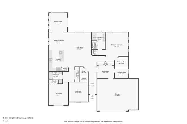 7098 Sterling Way, House other with 3 bedrooms, 2 bathrooms and null parking in Brownsburg IN | Image 27