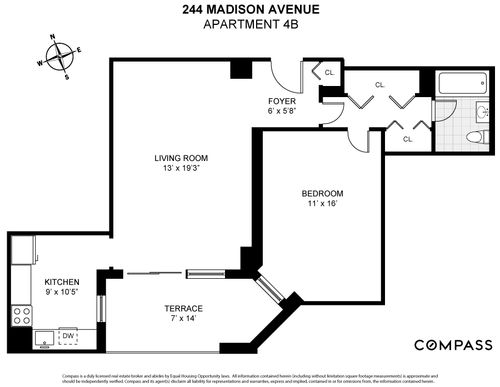 4b-244 Madison Ave, New York, NY, 10016-2817 | Card Image