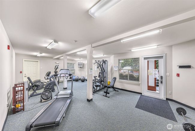 Fitness area in the lower level of the clubhouse with secure entry. | Image 29