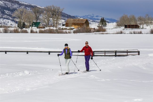 Cross Country trails groomed in the meadow for the winter. | Image 14