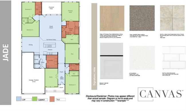 Design Selections. Home is currently under construction, selections subject to change. | Image 6