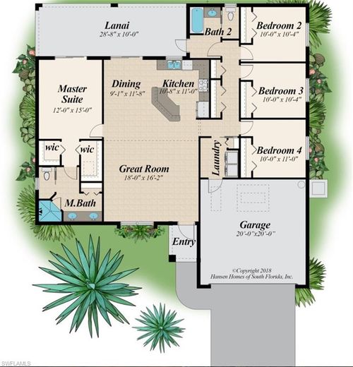 3594 Ne 9th Pl, CAPE CORAL, FL, 33909-6523 | Card Image