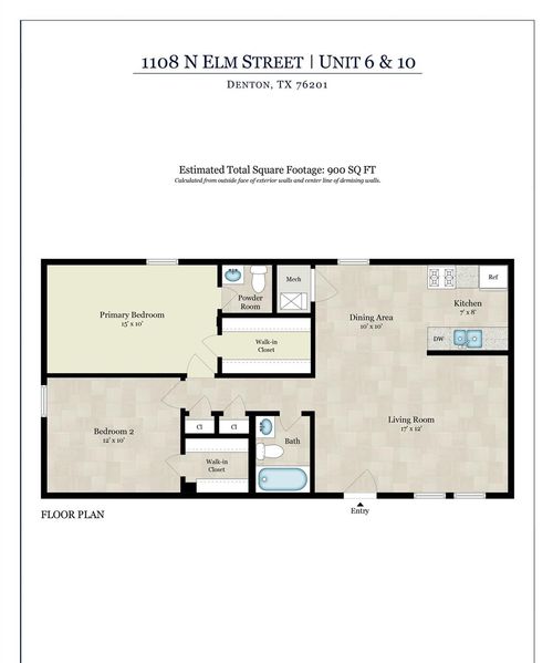 6-1108 N Elm St, Denton, TX, 76201-2971 | Card Image