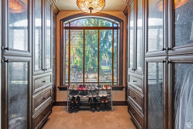 Spacious closet featuring carpet floors | Image 37
