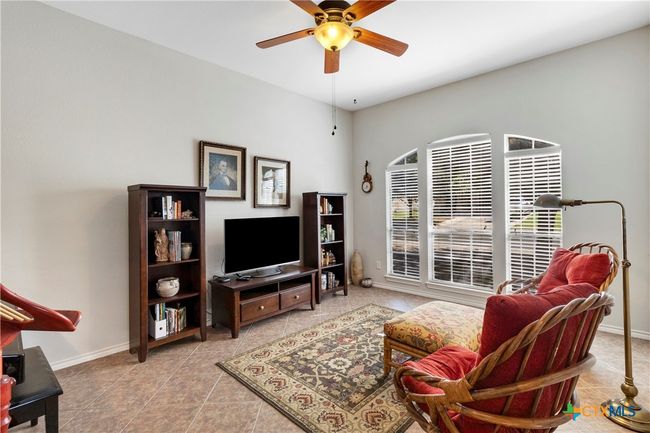 Front room: office, music, 2nd living, with ceiling fan, tile floor, lots of light | Image 14