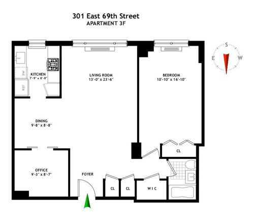 3f-301 E 69th Street, New York City, NY, 10021 | Card Image
