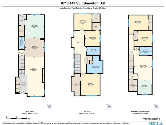 8713 149 St Nw, House other with 5 bedrooms, 4 bathrooms and null parking in Edmonton AB | Image 50