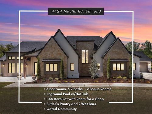 4424 Moulin Road, Edmond, OK, 73034 | Card Image