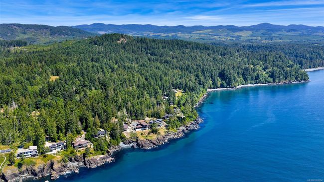 View of property location featuring a heavily wooded area and a water and mountain view | Image 89