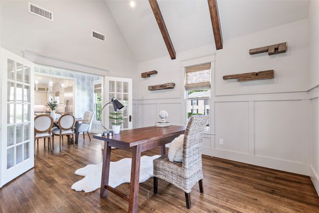 Dedicated Study with Cathedral Ceiling and beautiful stained glass | Image 13