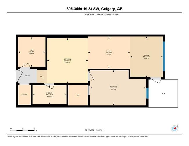 305 - 3450 19 Street Sw, Home with 1 bedrooms, 1 bathrooms and 1 parking in Calgary AB | Image 36