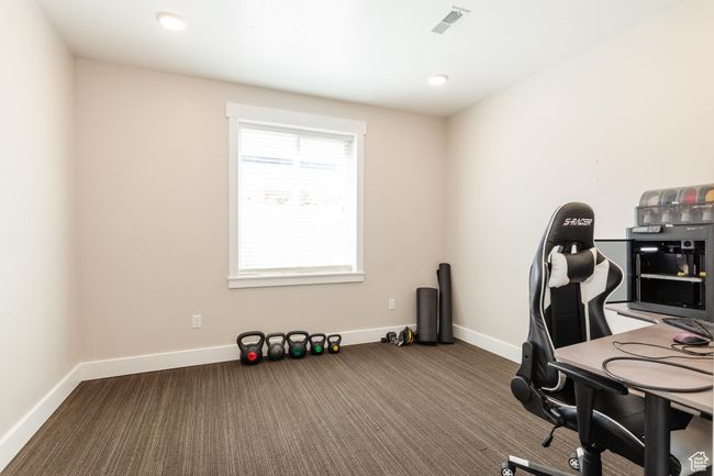 Office area featuring carpet floors and baseboards | Image 31