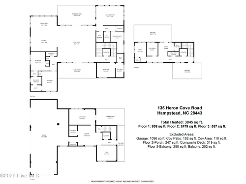 135 Heron Cove Rd, Hampstead, NC, 28443-7811 | Card Image