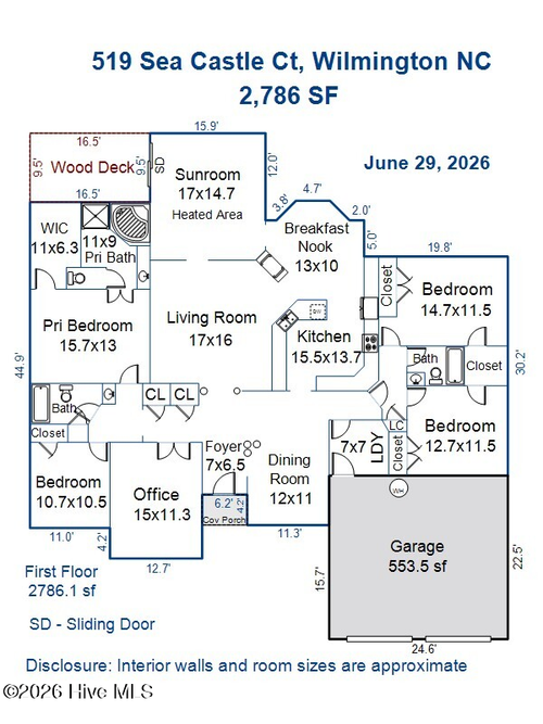 519 Sea Castle Ct, Wilmington, NC, 28412-3280 | Card Image