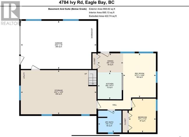 4784 Ivy Rd, House other with 5 bedrooms, 5 bathrooms and 5 parking in Eagle Bay BC | Image 51