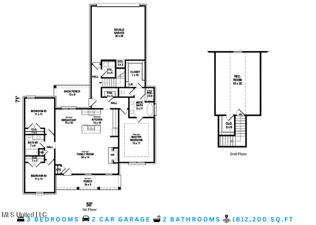 2233 Scott Meadows Ln, House other with 4 bedrooms, 2 bathrooms and 2 parking in Hernando MS | Image 33