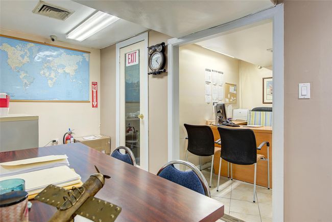 View of tiled office space | Image 12