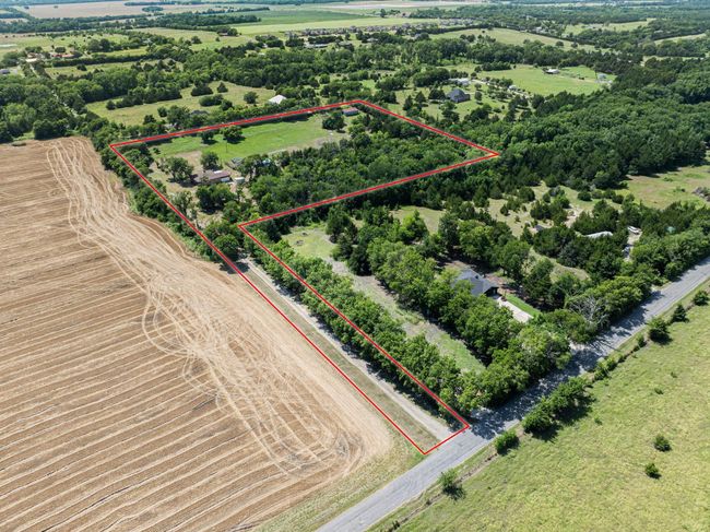 Aerial view of sparsely populated area with property boundaries highlighted | Image 5