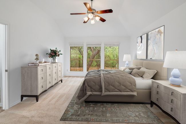 Virtually staged primary bedroom | Image 13