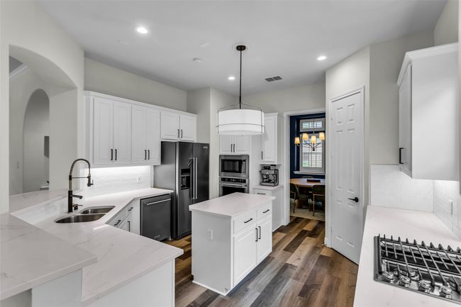 Island Kitchen Has White Cabinets! | Image 8
