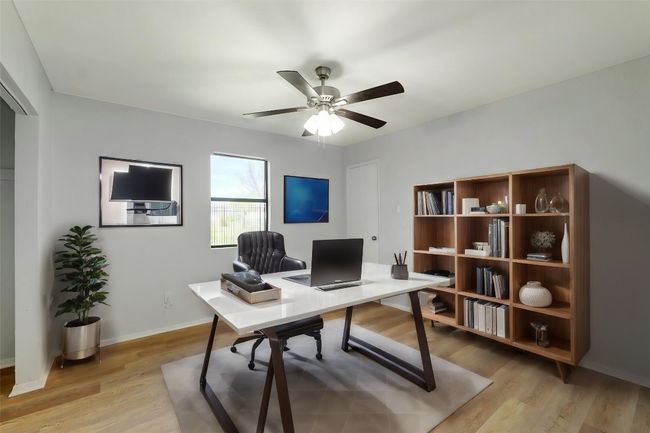 Bedroom 2 Virtually Staged as an Office | Image 19