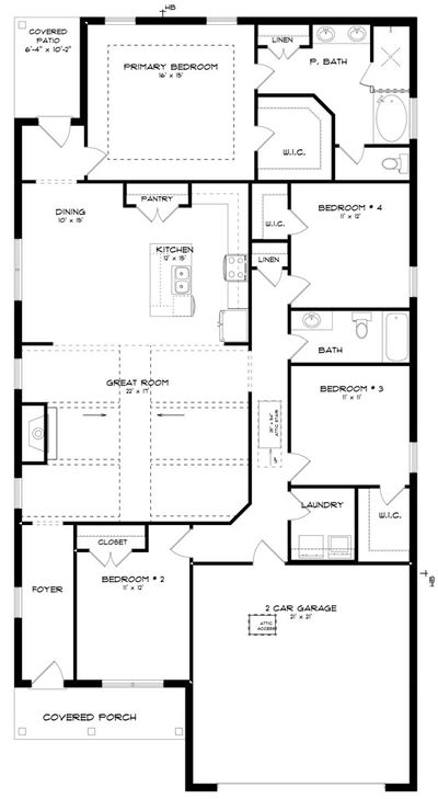 124 Cypress Trail, Home with 4 bedrooms, 2 bathrooms and 2 parking in Fortson GA | Image 2