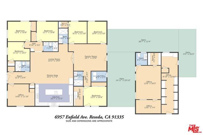 6957 Enfield Ave, House other with 6 bedrooms, 4 bathrooms and 4 parking in Reseda CA | Image 30
