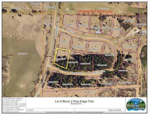 TBD Lot 8 Block 2 Pine Edge Trail, Wadena, MN, 56482 | Card Image
