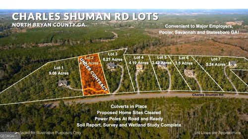 LOT 7 Charles Shuman Rd, Pembroke, GA, 31321-7134 | Card Image