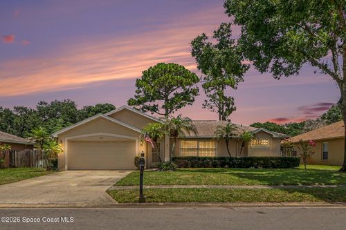 854 Hunters Creek Drive, Melbourne, FL, 32904 | Card Image