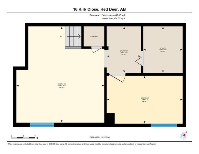 16 Kirk Close, Home with 4 bedrooms, 1 bathrooms and 3 parking in Red Deer AB | Image 33