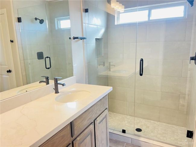Bathroom with vanity and walk in shower | Image 6