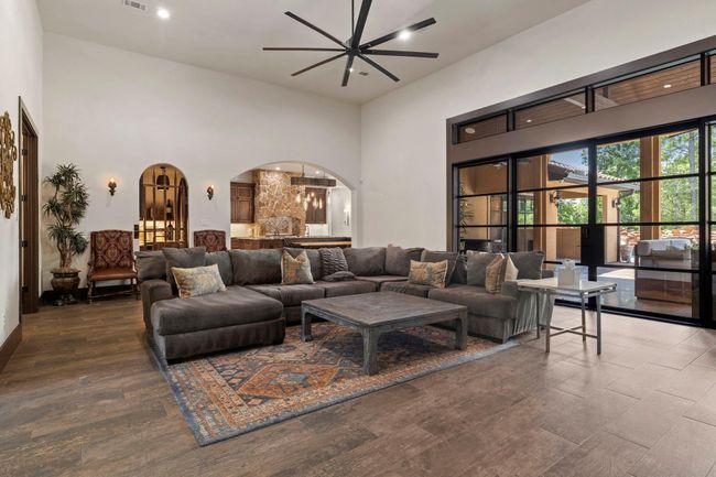View of living room looking into kitchen. | Image 14