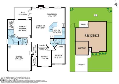 2644 Rhinestone Dr, Winterville, NC, 28590-6725 | Card Image