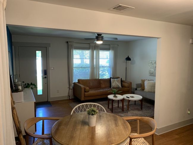 View of the living room from the kitchen. | Image 6