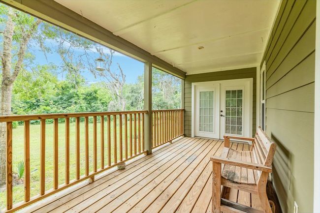 Private porch off of primary bedroom | Image 16