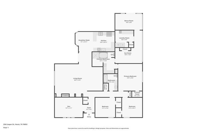 236 Cooper Dr, House other with 3 bedrooms, 2 bathrooms and null parking in Hurst TX | Image 38