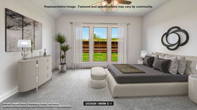 Bedroom with baseboards and carpet | Image 5
