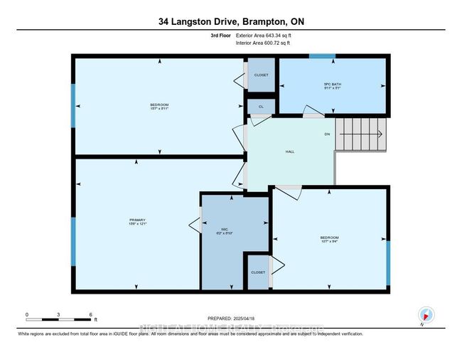 34 Langston Dr, House attached with 5 bedrooms, 3 bathrooms and 2 parking in Brampton ON | Image 47