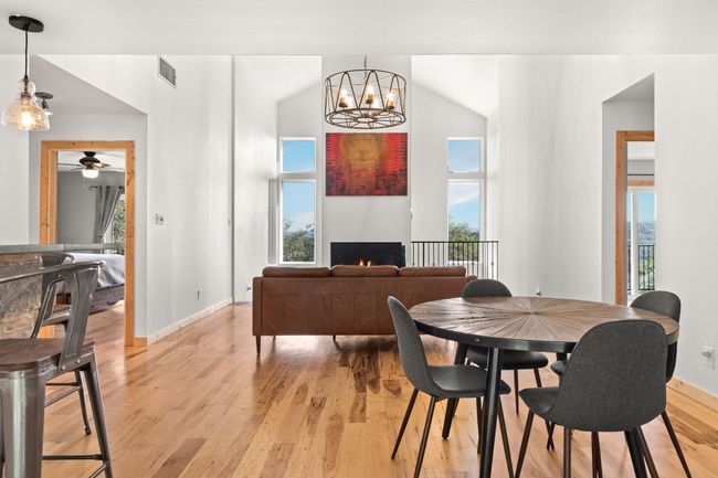 Light, bright and open with vaulted ceiling, views and grand fireplace | Image 10