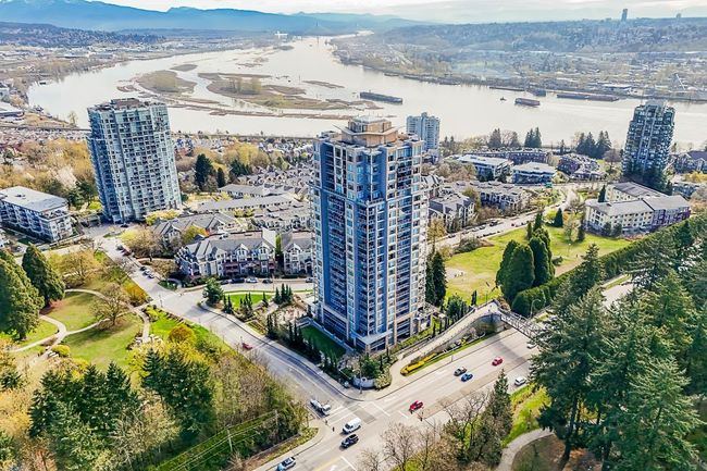 605 - 280 Ross Drive, Condo with 2 bedrooms, 2 bathrooms and 1 parking in New Westminster BC | Image 1